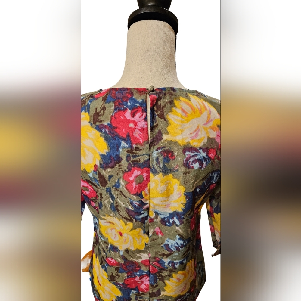 J Crew Floral Blouse - Picture 5 of 7